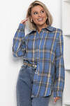 LT Collection Рубашка 552568 Б14133-7М голубой