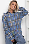LT Collection Рубашка 552568 Б14133-7М голубой