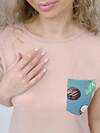 Текс-плюс Пижама 553671 00000021913 Серо - голубой, кремовый