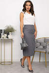 LT Collection Юбка 555471 Ю14166-25М серый