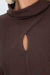 LT Collection Джемпер 555473 Б14241-1М коричневый