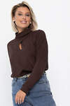 LT Collection Джемпер 555473 Б14241-1М коричневый
