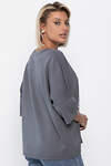 LT Collection Блуза 555480 Б14203-20М серый