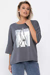 LT Collection Блуза 555480 Б14203-20М серый