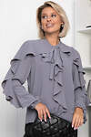 LT Collection Блуза 555484 Б14186-5М серый