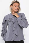 LT Collection Блуза 555484 Б14186-5М серый