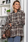 LT Collection Рубашка 555488 Б14194-5М коричневый