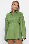 LT Collection Рубашка 555490 Б14189-5М зеленый