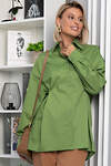 LT Collection Рубашка 555490 Б14189-5М зеленый