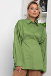 LT Collection Рубашка 555490 Б14189-5М зеленый