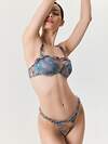 Infinity Lingerie Бюстгальтер 555751 31204111407 синий принт