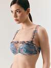 Infinity Lingerie Бюстгальтер 555751 31204111407 синий принт