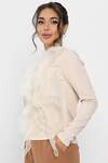 LT Collection Блуза 557666 Б14225-5М светло-бежевый