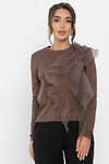 LT Collection Блуза 557667 Б14223-5М коричневый