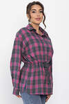 LT Collection Рубашка 557671 Б14273-4М розовый/серый