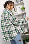 LT Collection Рубашка 557672 Б14263-30М зеленый