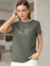 VILATTE Футболка 557916 D49.092 т.оливковый_perfect
