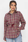 LT Collection Рубашка 558445 Б14274-4М бордовый