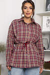 LT Collection Рубашка 558445 Б14274-4М бордовый