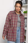 LT Collection Рубашка 558445 Б14274-4М бордовый