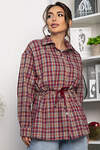 LT Collection Рубашка 558445 Б14274-4М бордовый