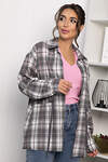 LT Collection Рубашка 558447 Б14276-4М серый