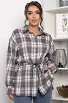 LT Collection Рубашка 558447 Б14276-4М серый