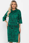 LT Collection Платье 558450 П14295-18М зеленый