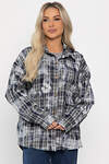 LT Collection Рубашка 558454 Б14306-18М серый