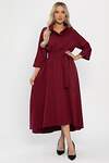 LT Collection Платье 558455 П14299-16М бордовый