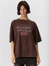 MARK FORMELLE Футболка 559230 112961-1 ACID WASH коричневый +печать