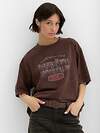 MARK FORMELLE Футболка 559230 112961-1 ACID WASH коричневый +печать