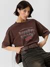 MARK FORMELLE Футболка 559230 112961-1 ACID WASH коричневый +печать