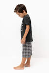 CROCKID Пижама 559512 К 1528 черный песок, клетка