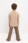 CROCKID Пижама 559514 К 1599 кунжут, праздничная клетка