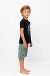 CROCKID Пижама 559530 К 1528/24 черный, быстрее ветра
