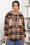 LT Collection Рубашка 559852 Б13907-50М коричневый
