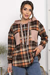 LT Collection Рубашка 559852 Б13907-50М коричневый