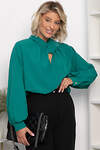 LT Collection Блуза 559858 Б14268-30М зеленый