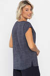LT Collection Блуза 559966 Б14302-8М темно-синий