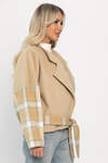 LT Collection Пальто 559999 Б14314-7М бежевый