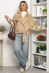 LT Collection Пальто 559999 Б14314-7М бежевый