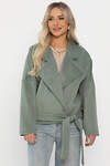 LT Collection Пальто 560057 Б14339-7М фисташковый