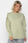 LT Collection Джемпер 560853 Б14232-5М оливковый