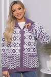 LT Collection Свитер 561104 Б14401-20М фиолетовый