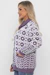 LT Collection Свитер 561104 Б14401-20М фиолетовый