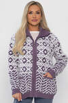 LT Collection Свитер 561104 Б14401-20М фиолетовый