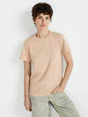 Omsa Футболка 561291 OmT_D1203 Футболка женская прямого кроя, CO+EL Beige (Бежевый)