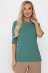 LT Collection Блуза 561996 Б14367-48М зеленый