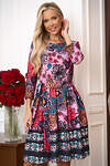 Open-style Платье 562731 7048 красный/синий/зеленый/белый